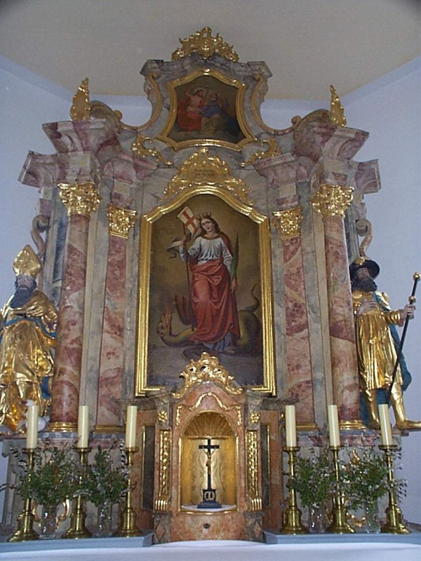 Der Altar von St. Margareta in Grafenhaun